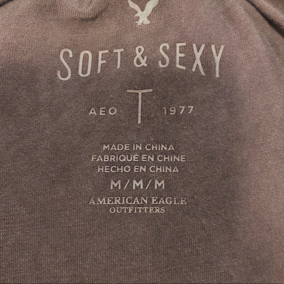 American Eagle Soft & Sexy Off Shoulder Top NWOT - Picture 4 of 4